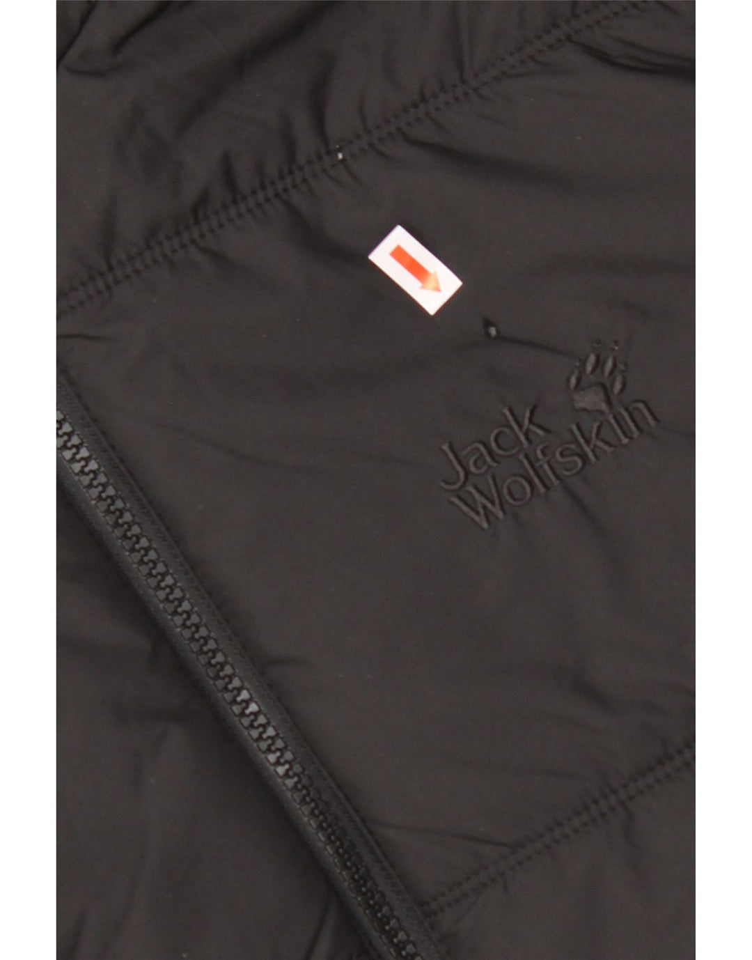 JACK WOLFSKIN Veste matelassée à capuche pour homme UK 40 Medium Noir Polyester