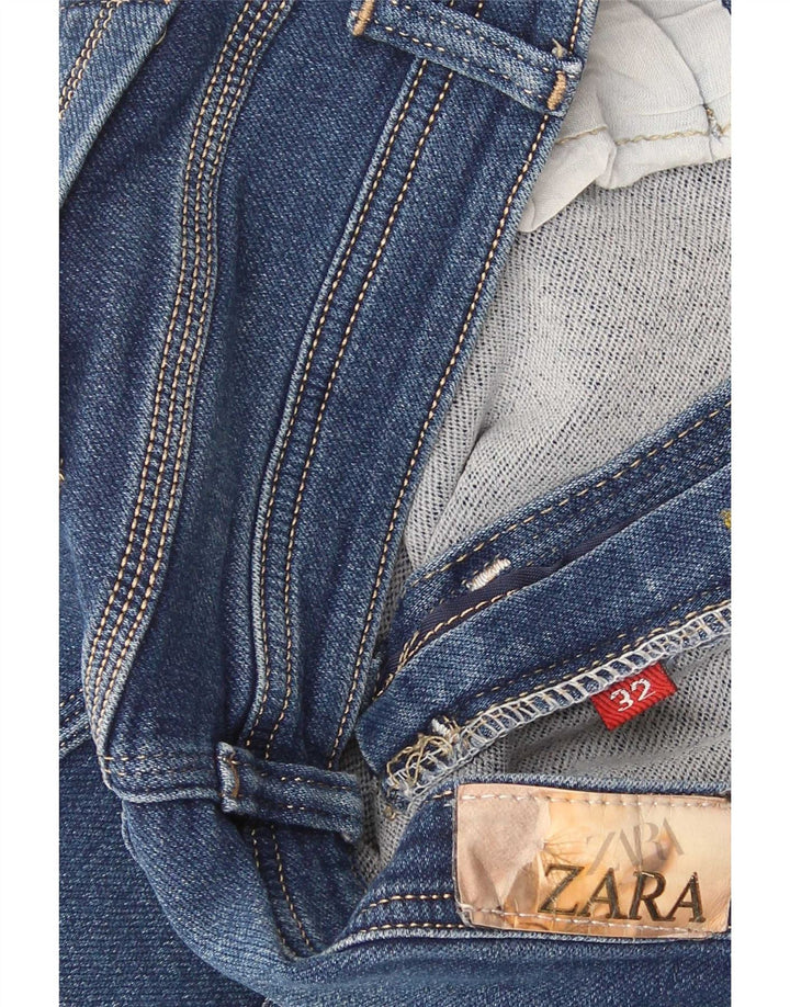Zara Femme Jean Droit W32 L25 Bleu