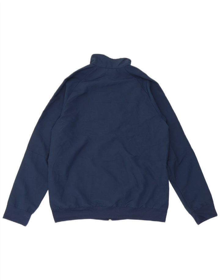 Veste de survêtement Adidas Garçon Climalite 13-14 ans Bleu Marine Polyester