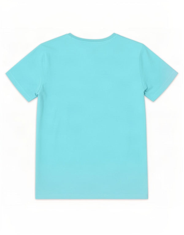 Champion T-shirt graphique pour femme UK 14 Large Bleu Coton
