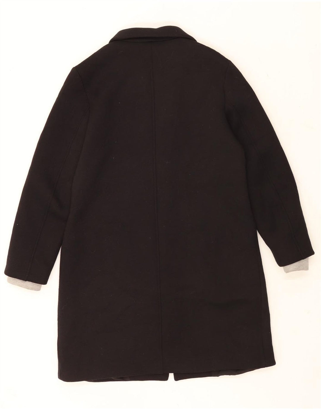 Zara Manteau Femme UK 14 Medium Noir Polyester