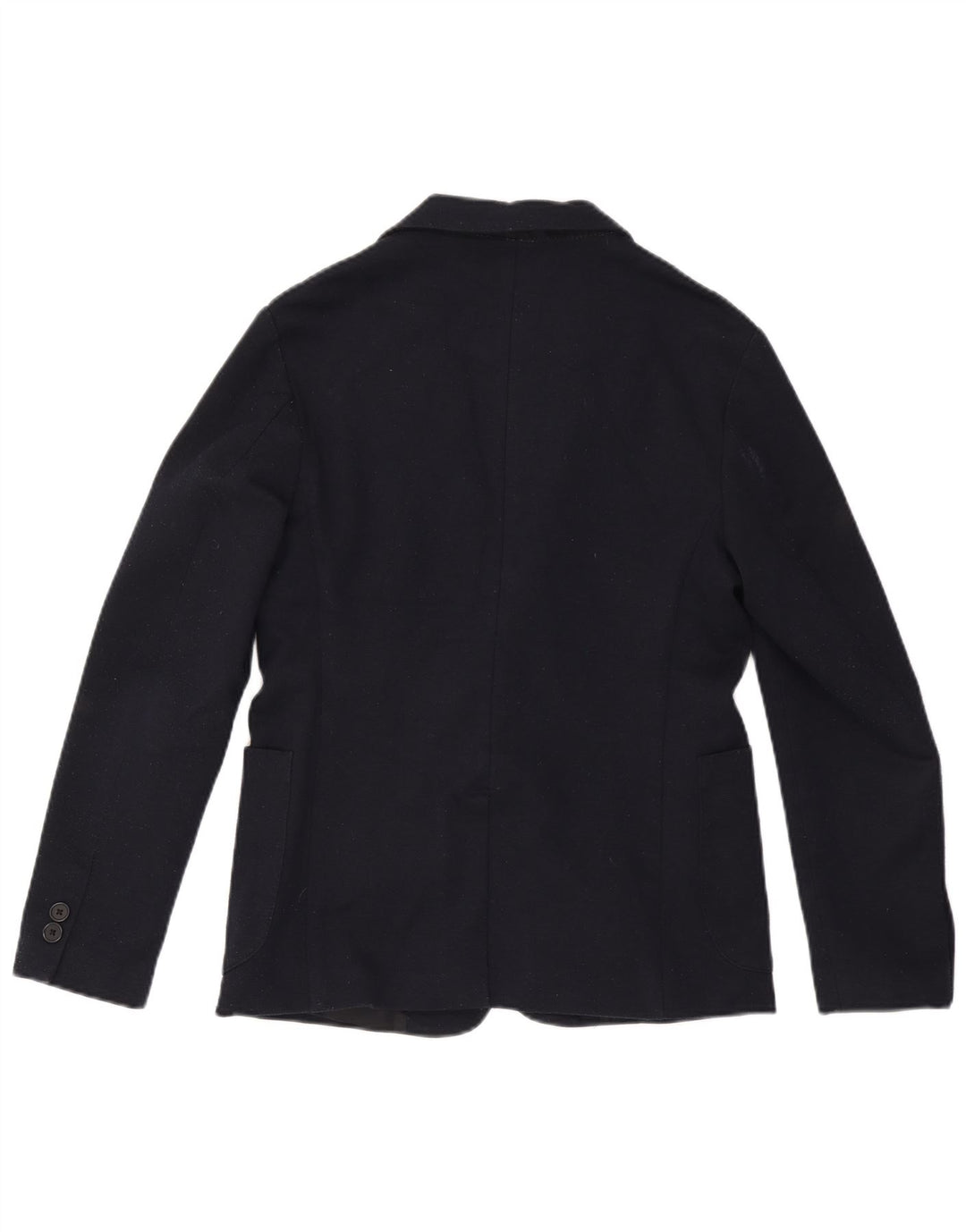 Zara Veste blazer à 2 boutons pour homme UK 38 Bleu marine moyen Polyester
