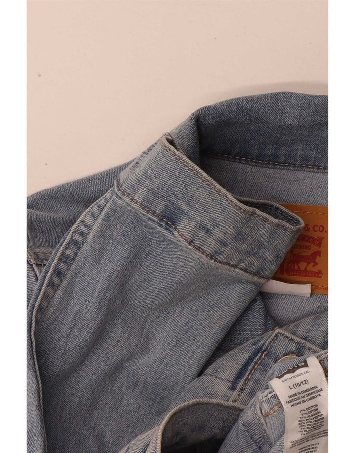 Levi's Veste en Jean Fille 10-11 Ans Grand Bleu Coton