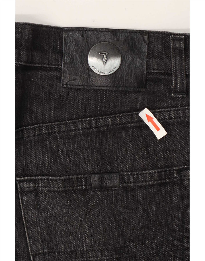 Trussardi Jean Droit W34 L33 Gris Coton Homme