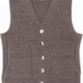 Zara Gilet en tricot pour femme UK 12 Polyester gris moyen