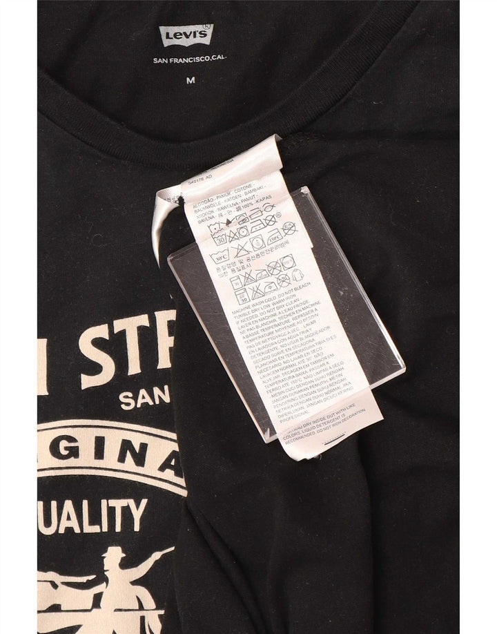 Levi's Tee-Shirt Graphic Homme Noir Moyen Coton