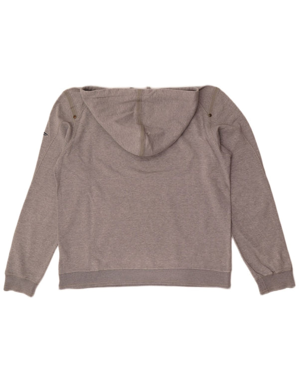 Champion Pull à capuche graphique pour homme XL en coton moucheté gris