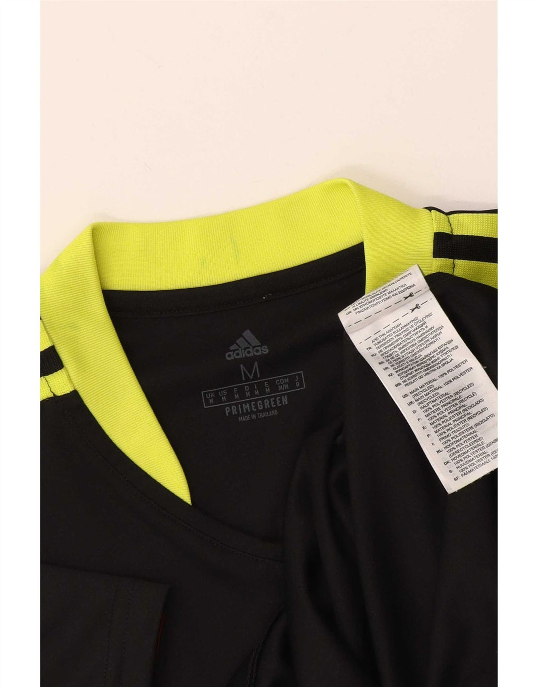 Adidas Mens Aeroready T-Shirt Top Medium Black Colourblock Polyester