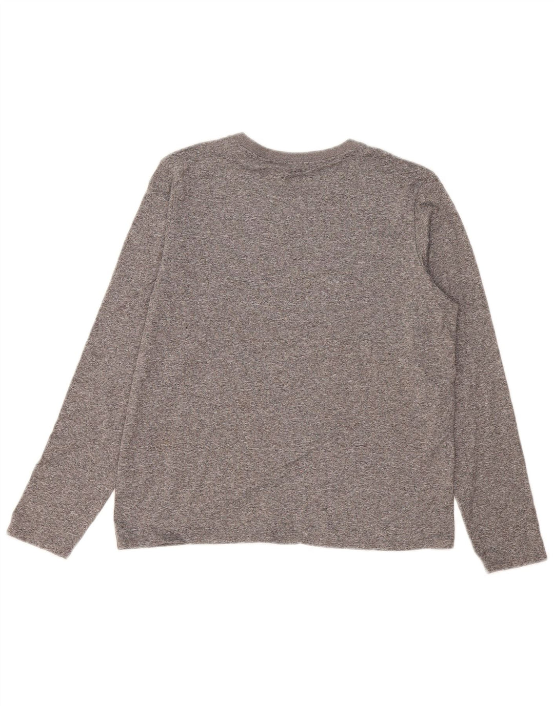 NIKE Haut Dri Fit Graphic à manches longues pour femme UK 14 Gris moyen moucheté