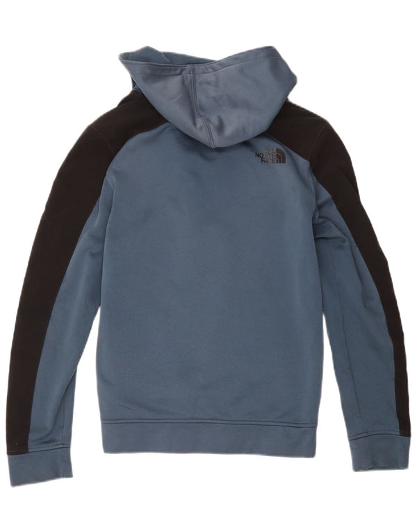 The North Face Pull à capuche zippé pour garçon 14-15 ans XL Bleu Colorblock