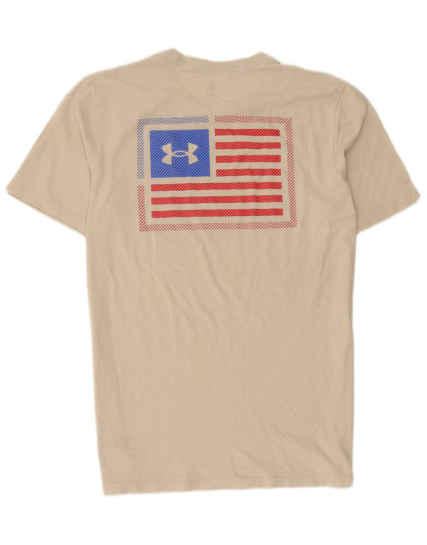 Under Armour Tee-Shirt Graphique Homme Beige Moyen