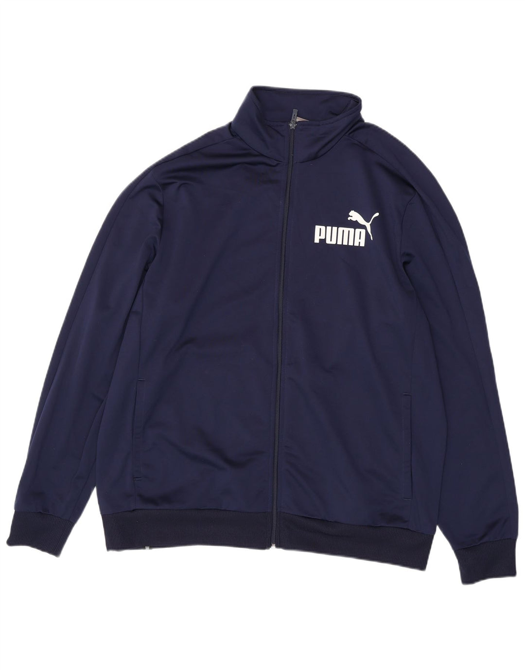 PUMA Veste de survêtement graphique pour homme 2XL Bleu marine Polyester