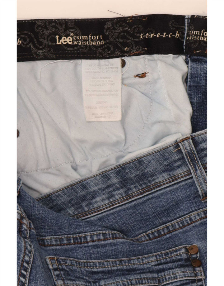 Lee Jean droit stretch femme W38 L29 bleu coton