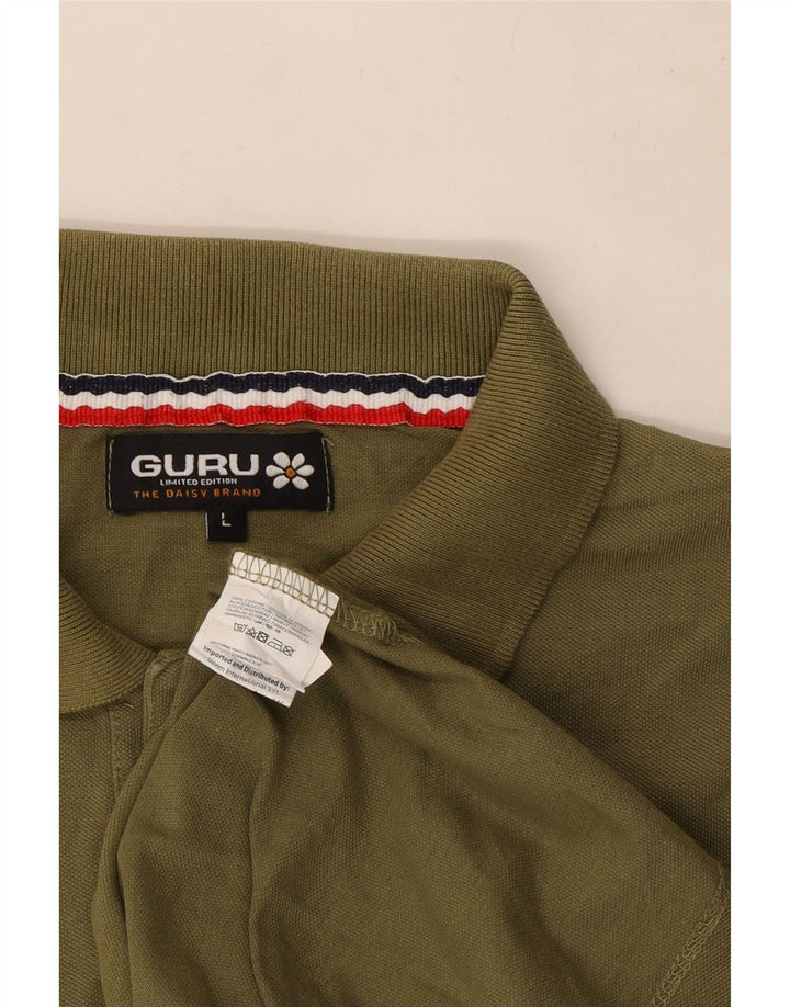 Guru Polo Homme Grand Kaki Coton