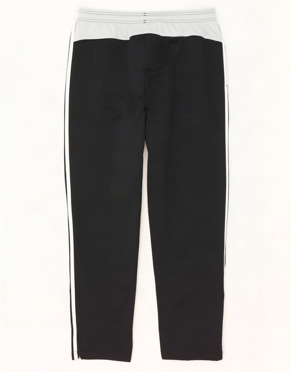 Adidas Pantalon de survêtement pour homme UK 44/46 Large Noir Colourblock Polyester