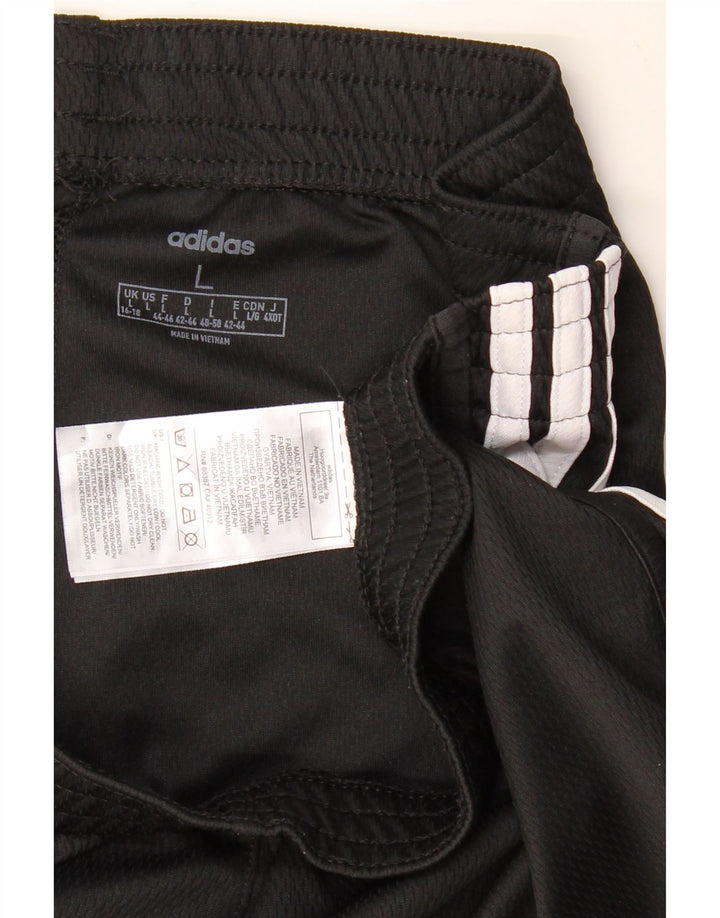 ADIDAS Short de sport pour femme UK 16/18 Large Noir Polyester