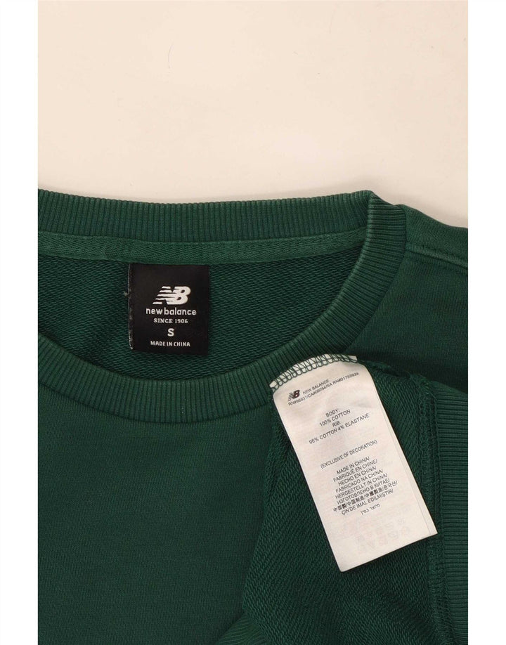 New Balance Sweat-shirt pour homme en coton vert petit