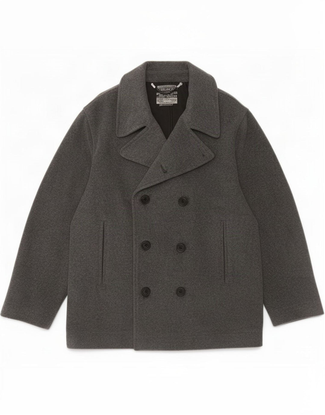 Trussardi Caban IT 48 Laine Gris Moyen Homme
