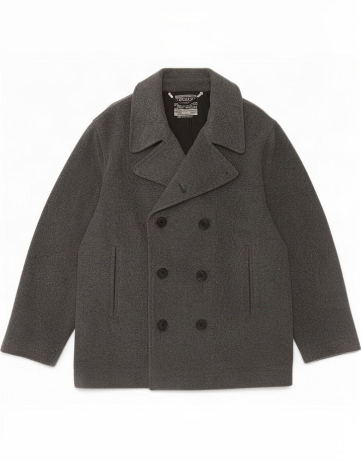 Trussardi Caban IT 48 Laine Gris Moyen Homme