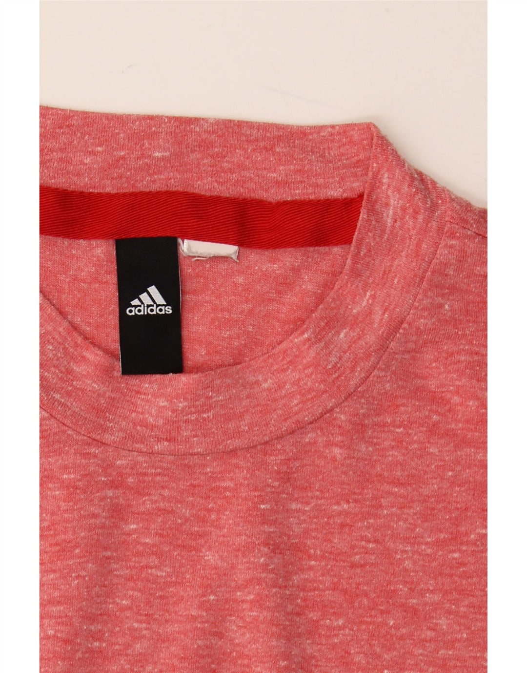 ADIDAS T-Shirt Homme Rouge Moyen Moucheté