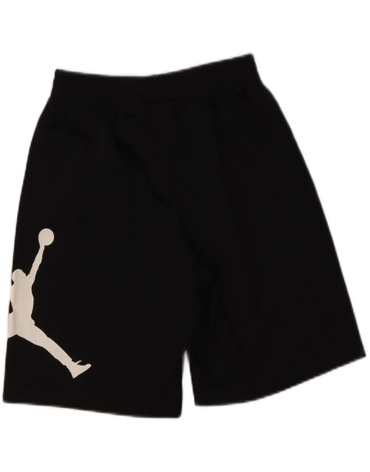 Jordan Short de sport graphique pour garçon 10-11 ans Noir moyen Polyester