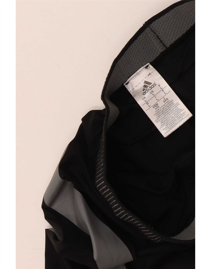Adidas Legging court Tech Fit homme en polyamide color block noir taille L