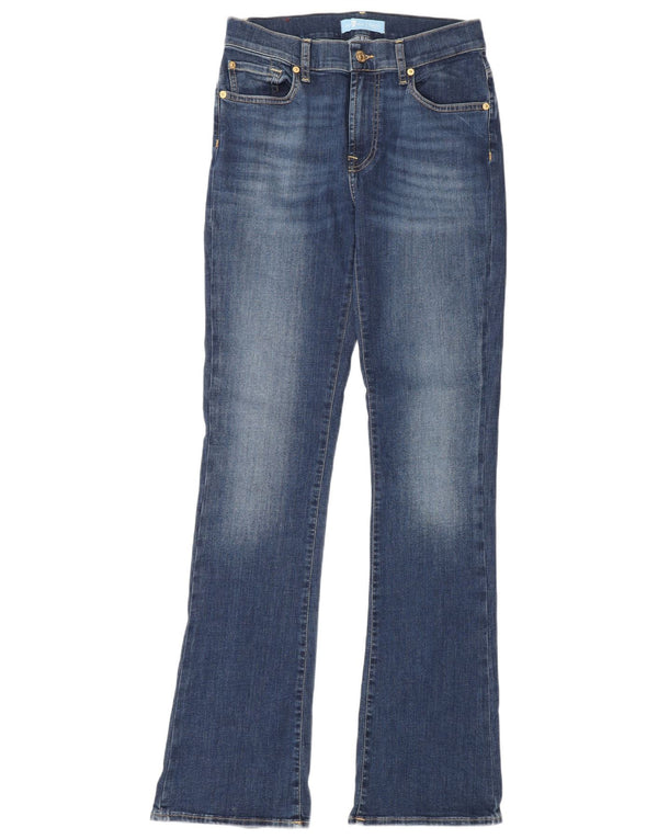 7 For All Mankind Jean Bootcut Femme W28 L34 Bleu Coton
