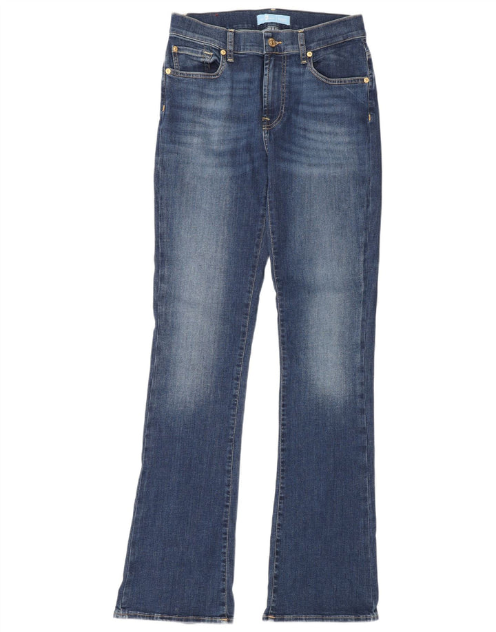 7 For All Mankind Jean Bootcut Femme W28 L34 Bleu Coton