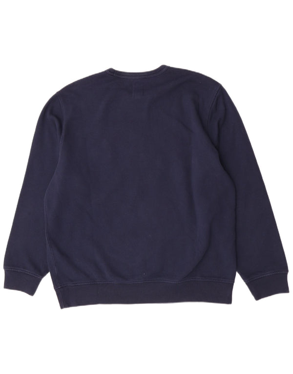 Gap Sweat-Shirt Graphique Homme XL Bleu Marine Coton