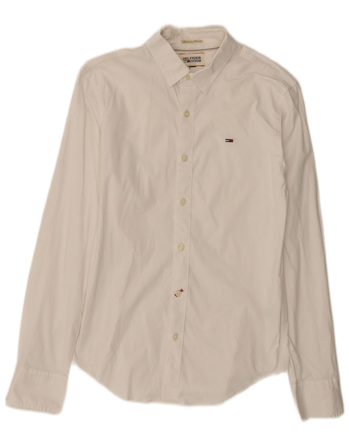 Tommy Hilfiger Chemise Homme XS Blanc Coton