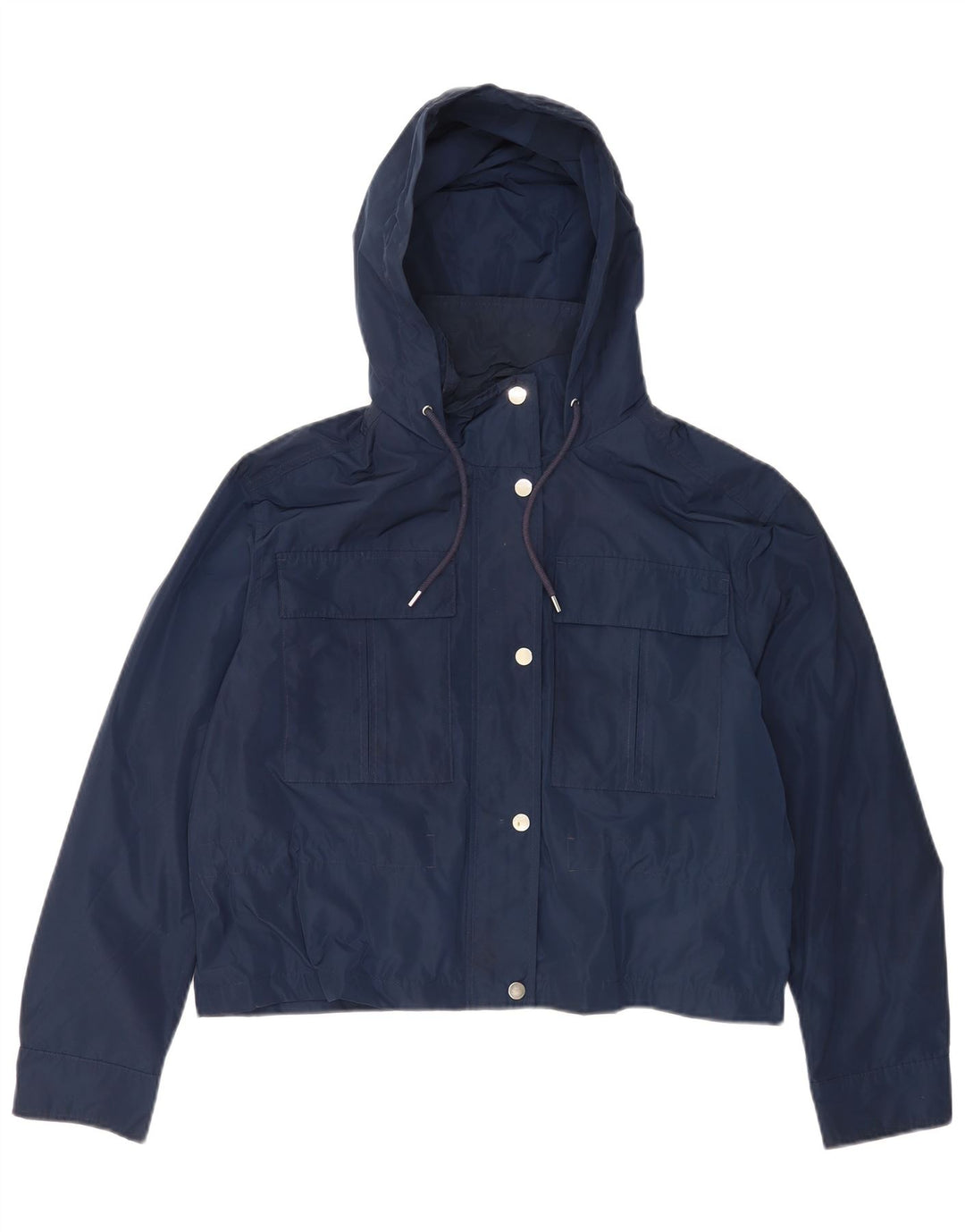 Marks & Spencer Veste bomber à capuche pour femme UK 12 Bleu marine moyen