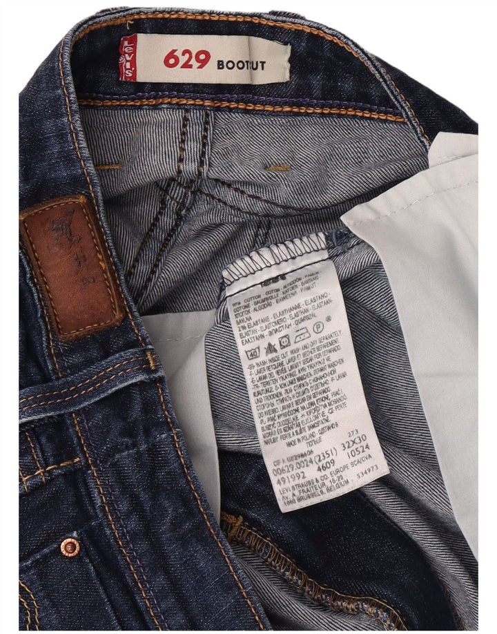 Levi's Jean Bootcut 629 Femme W32 L30 Bleu Marine Coton