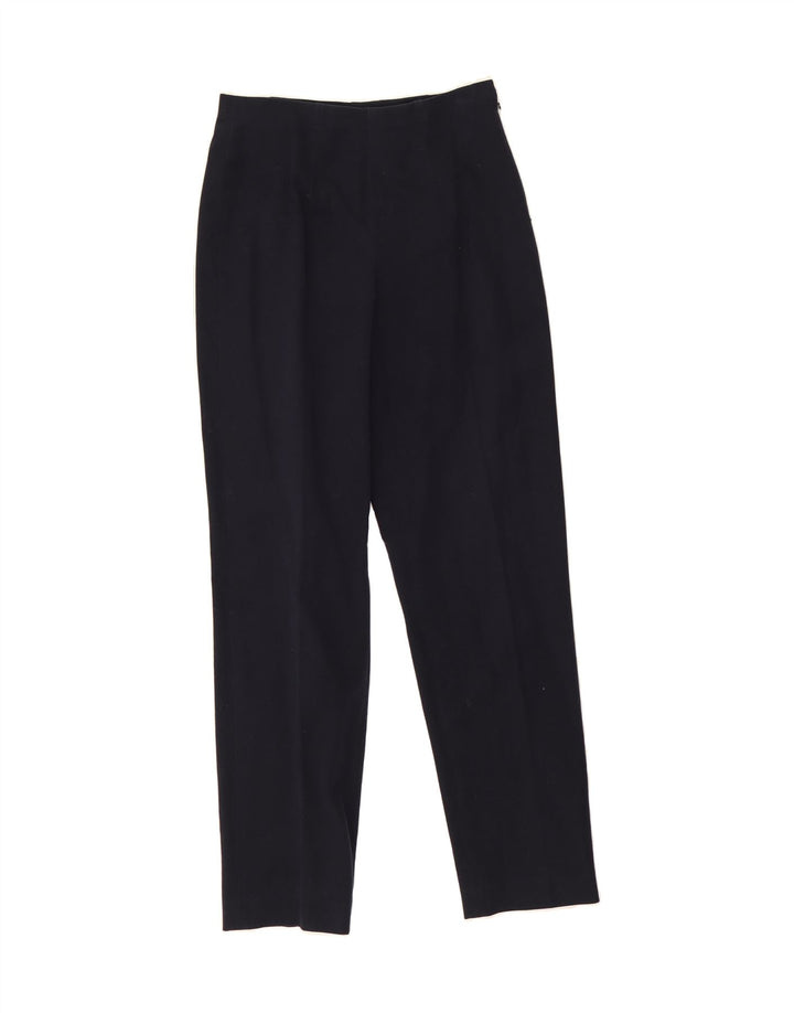 EDDIE BAUER Womens Stretch Casual Trousers US 6 Medium W28 L30 Navy Blue Vintage Eddie Bauer and Second-Hand Eddie Bauer from Messina Hembry 