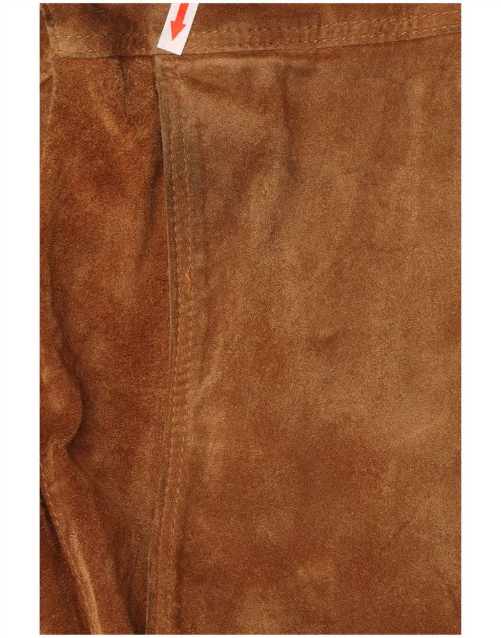 veste en daim homme vintage UK 38 Brun moyen