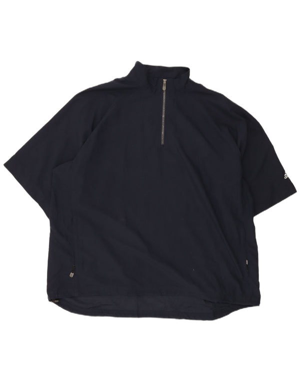 Adidas Hommes Climacool Zip Neck Pull Survêtement Top 2XL Bleu Marine Sports