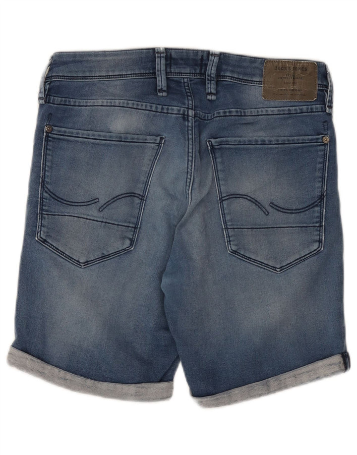 Jack & Jones Short En Jean Medium W30 Bleu Coton Homme