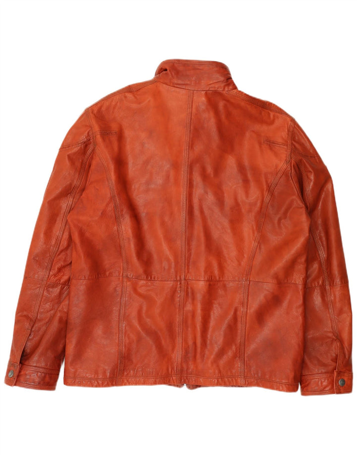 Engbers Veste en cuir pour homme EU 54 2XL Cuir marron