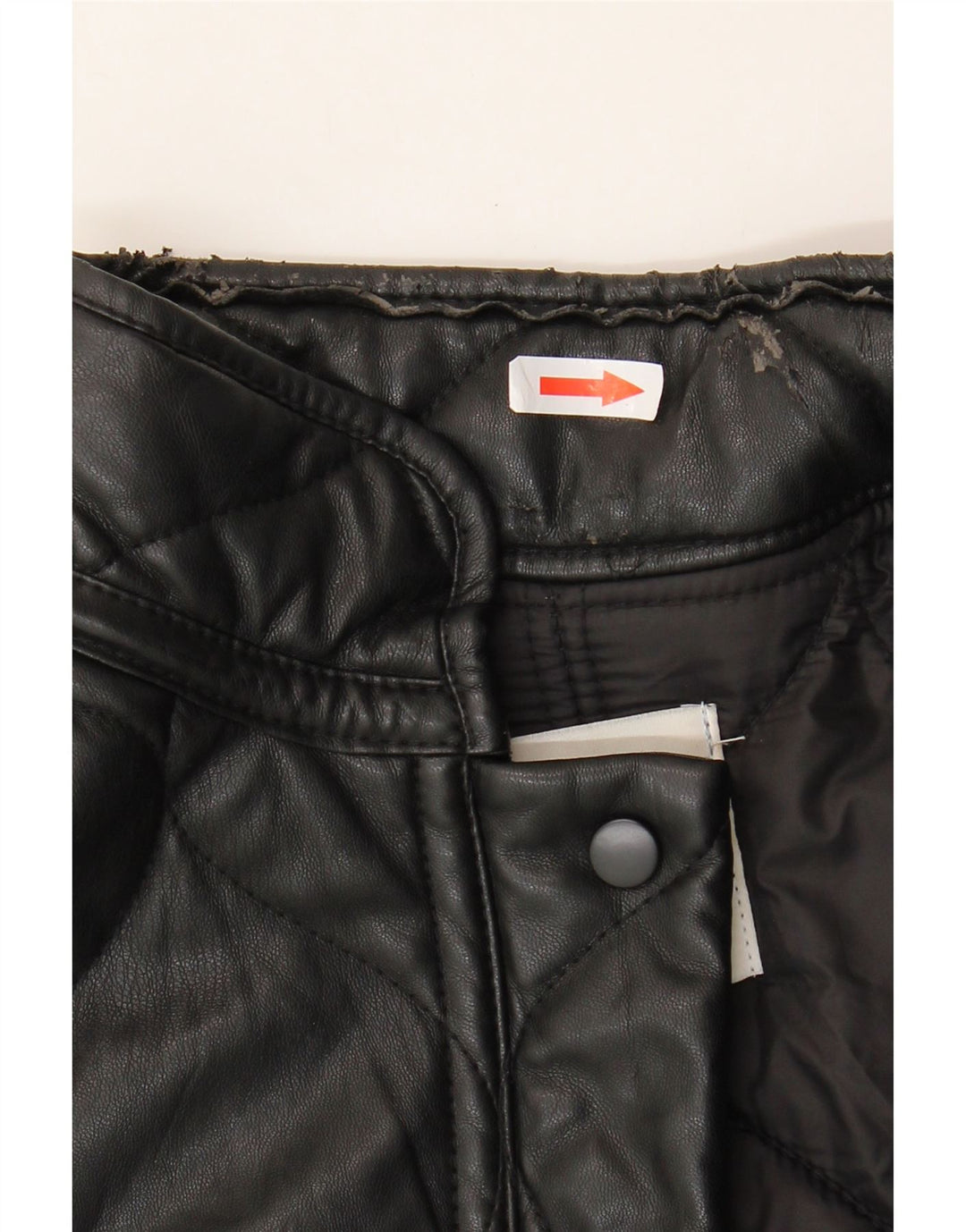 Zara Veste matelassée surdimensionnée pour femme UK 10 Petit Noir Polyester