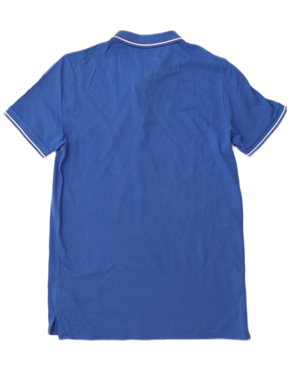 LEE Polo Regular Fit Homme Bleu Moyen Coton