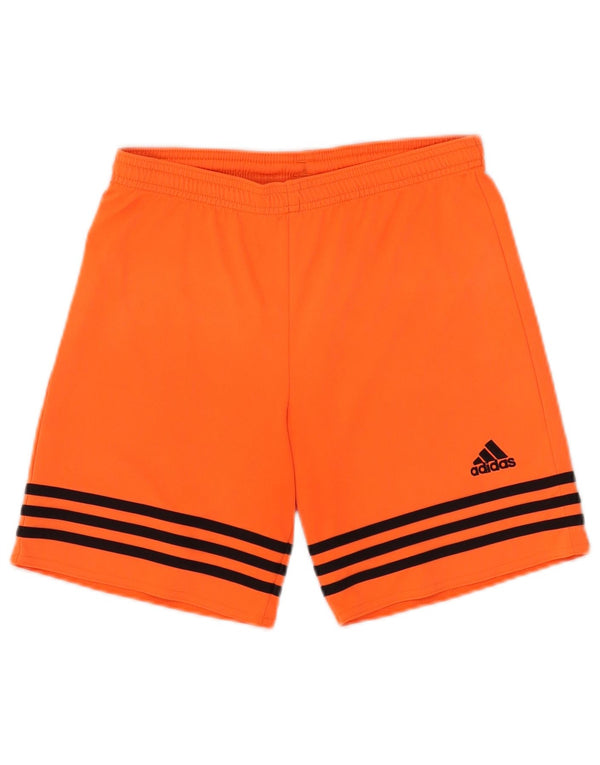 Adidas Climalite Sport Short 11-12 ans Large Orange Polyester
