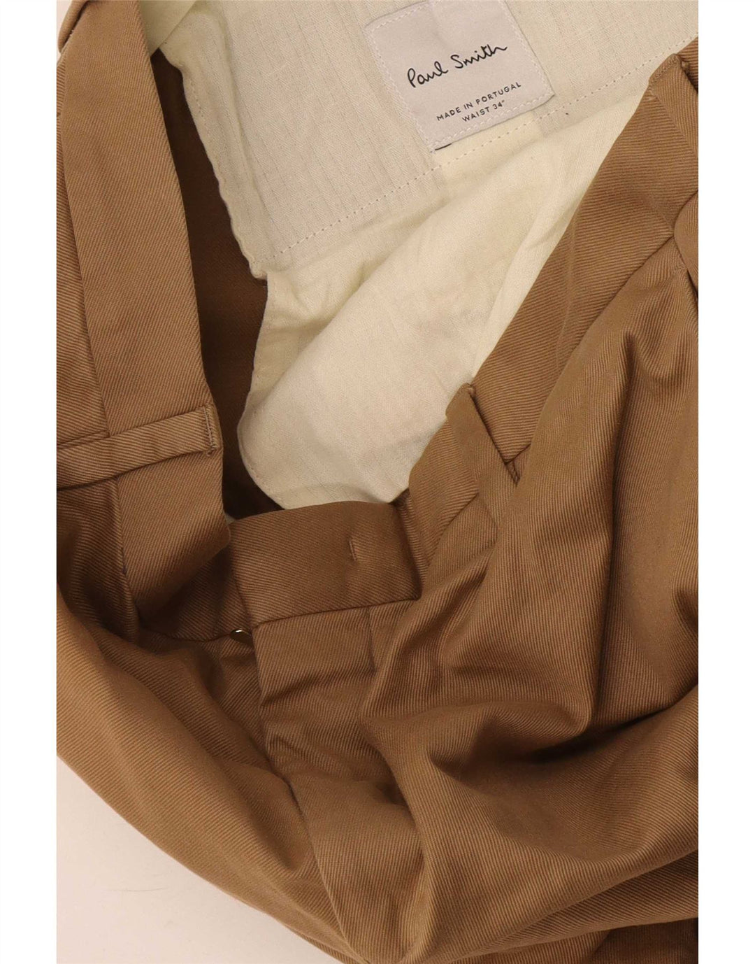 Paul Smith Pantalon Chino Droit Homme W34 L28 Beige