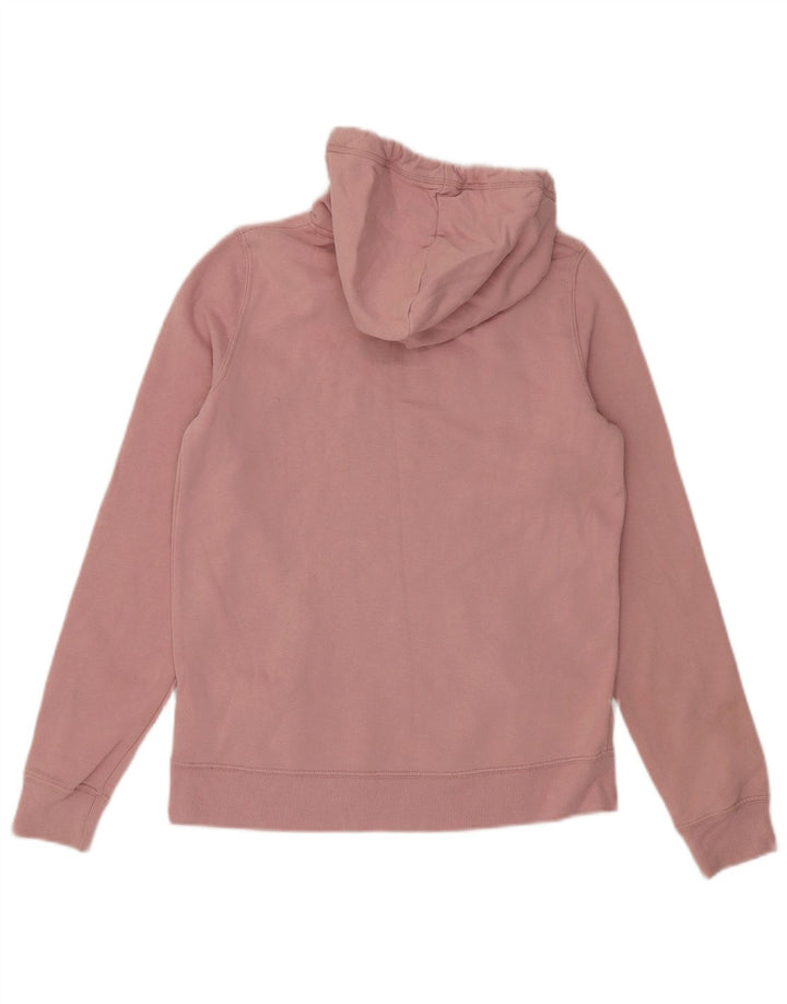 HOLLISTER Pull à capuche graphique pour femme UK 6 XS Rose Coton