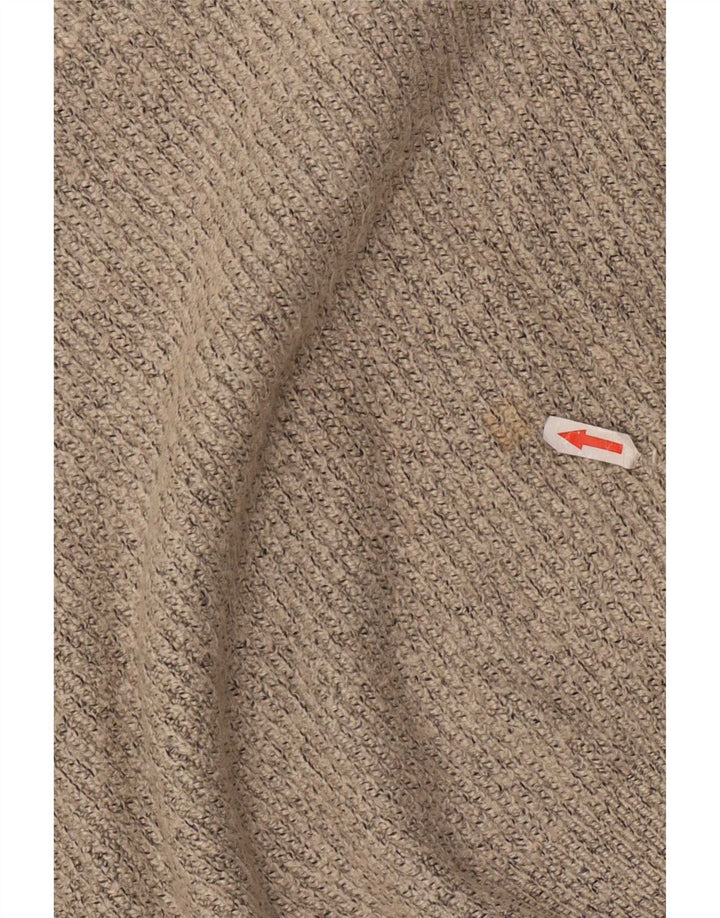Marks & Spencer Pull à col rond pour homme en polyamide moucheté gris moyen