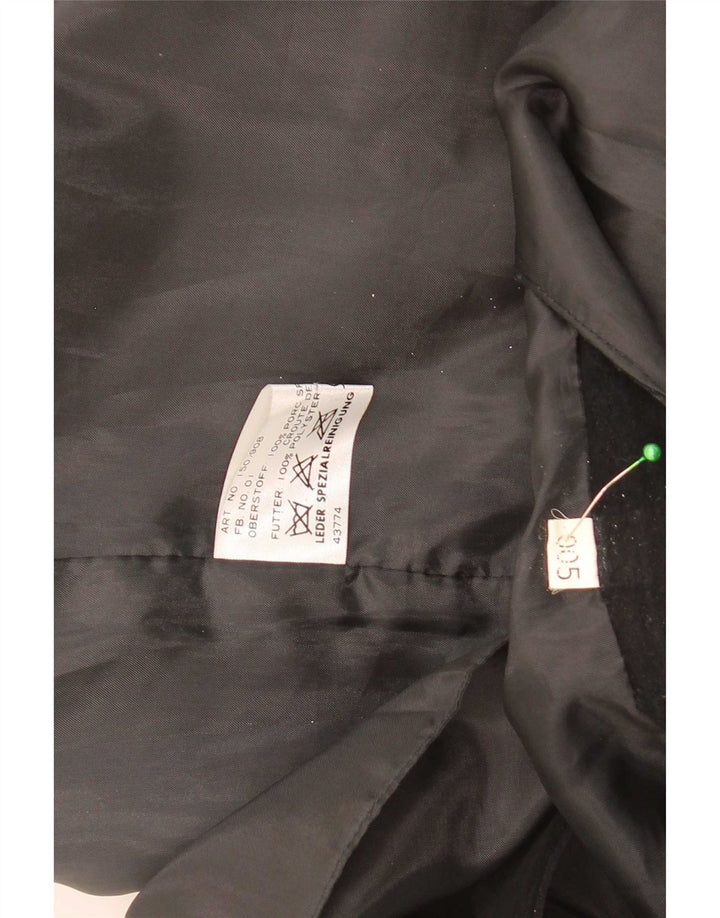 gilet en daim homme vintage grand daim noir