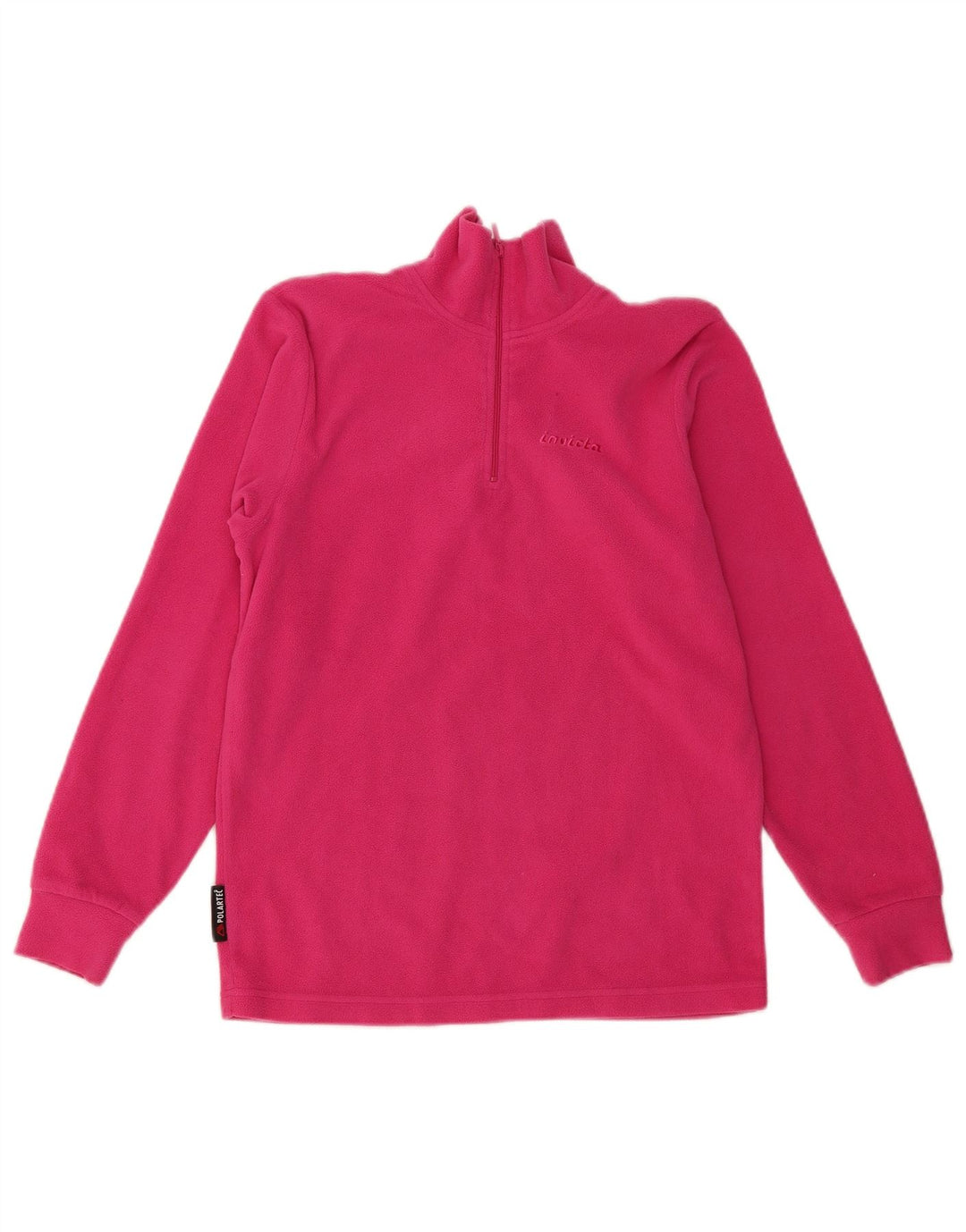 Invicta Pull polaire à col zippé pour femme UK 12 Rose moyen Polyester