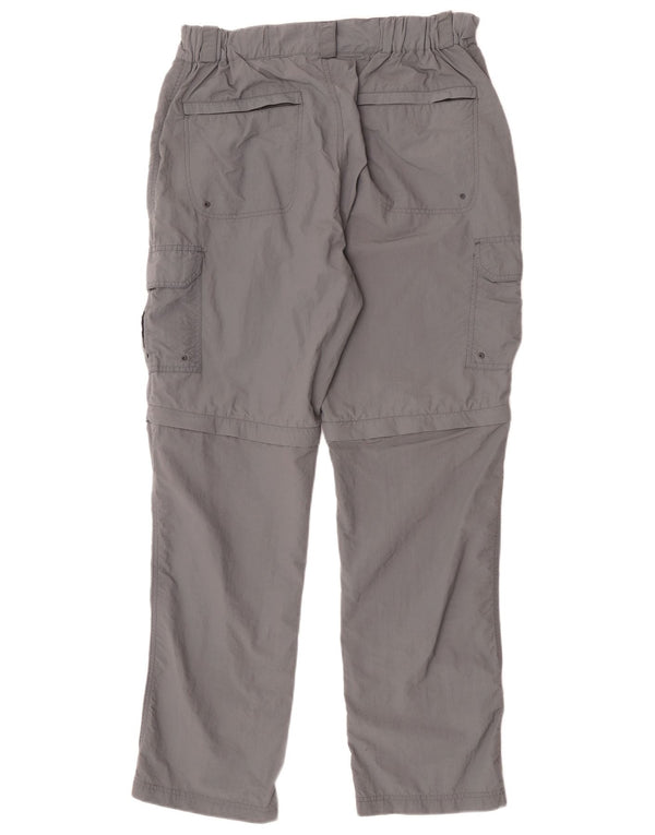 Mountain Warehouse Pantalon Cargo Droit Homme W34 L31 Nylon Gris