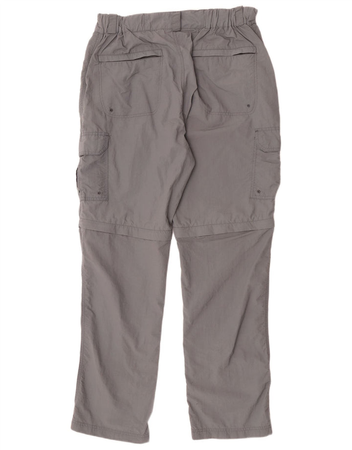 Mountain Warehouse Pantalon Cargo Droit Homme W34 L31 Nylon Gris
