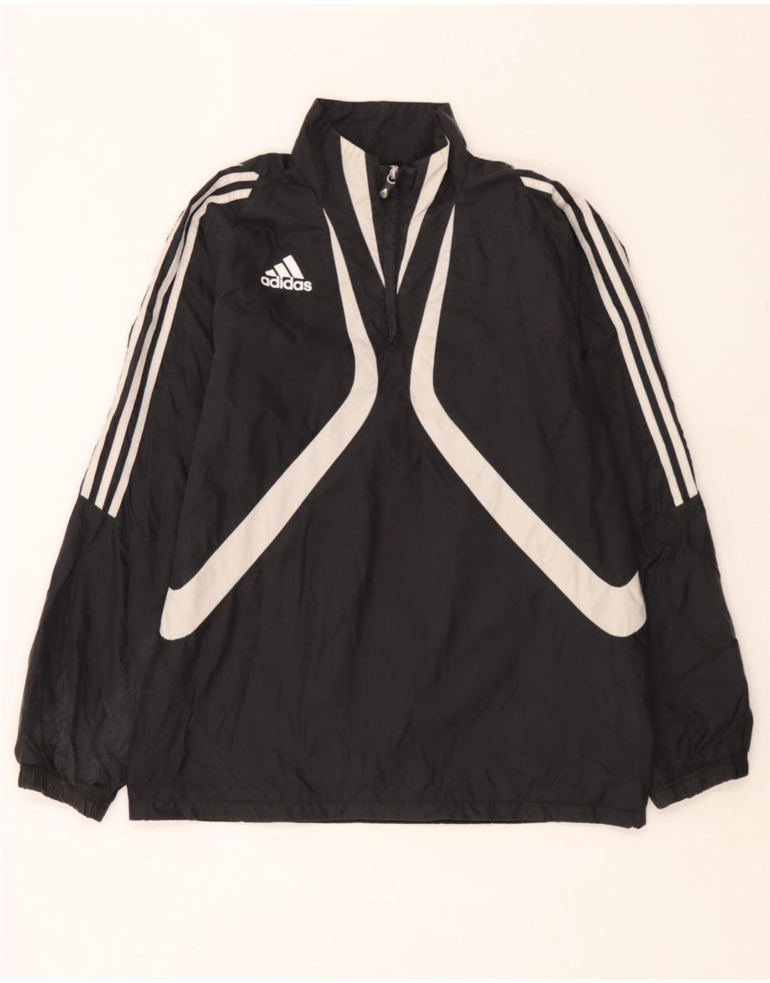 Adidas Haut de survêtement pour homme UK 40/42 Noir moyen Colourblock