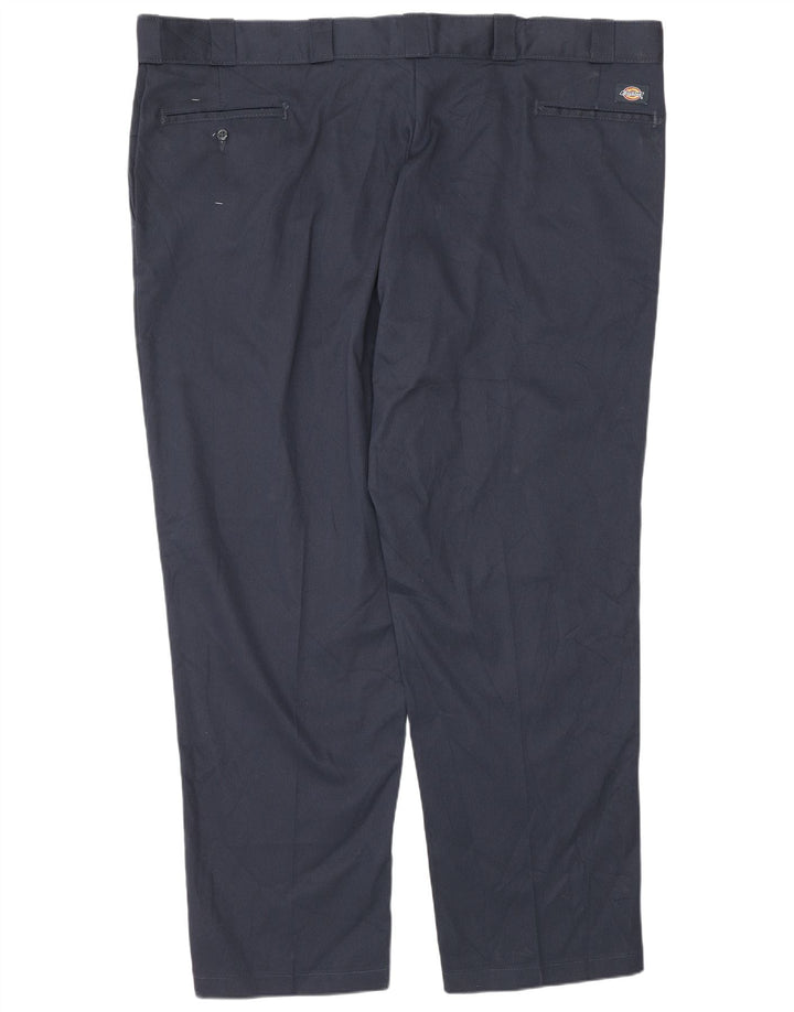 Dickies Pantalon Chino Droit Homme W50 L32 Bleu Marine Polyester