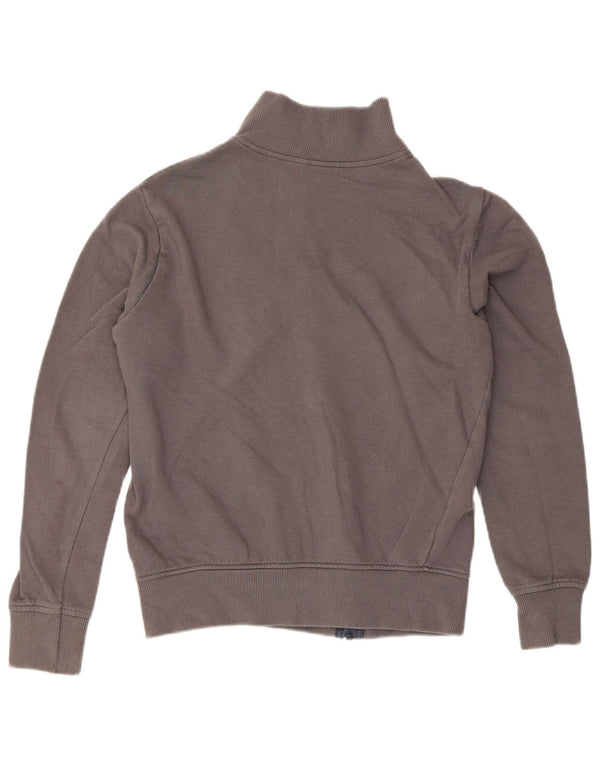 Benetton Veste de Survêtement Fille 13-14 Ans 3XL Gris Coton